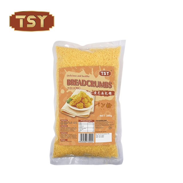 500 г желтого цвета сушеные хлебные крошки для жареной курицы