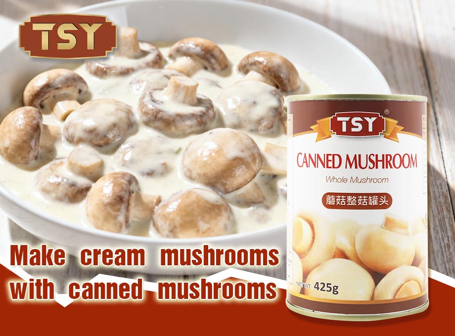 Приготовьте крем-грибы из консервированных грибов