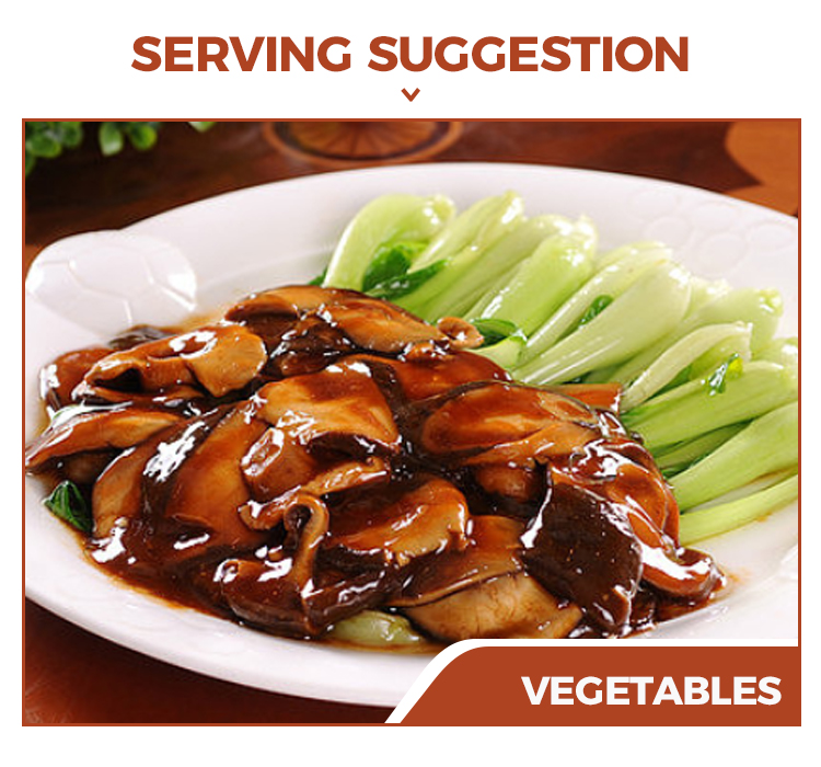 Рекомендации по сервировке: вегетарианский устричный соус