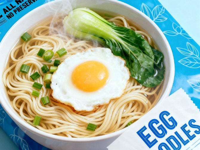 Индивидуальная яичная лапша - спрос на быстрое, качество и гарантированное количество